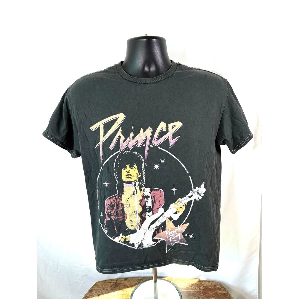 Prince Purple Rain Graphic Band T Shirt Medium Distressed